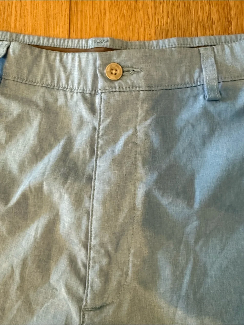 PGA TOUR Mens Golf Shorts 36 Sky Blue Performance Stretch Flat Front Lightweight